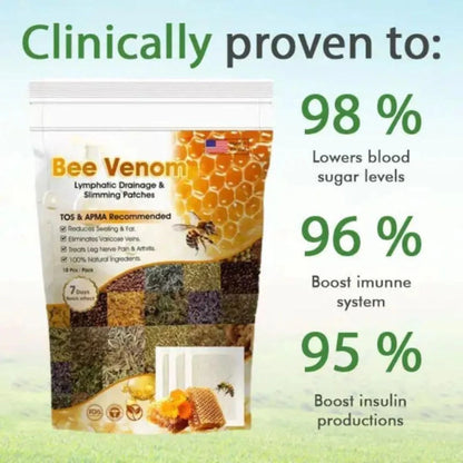 Bee Venom Lymphatic Drainage Foot👣 Patches Buy 1 Get 1 Free