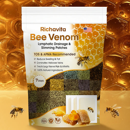 Bee Venom Lymphatic Drainage Foot👣 Patches Buy 1 Get 1 Free
