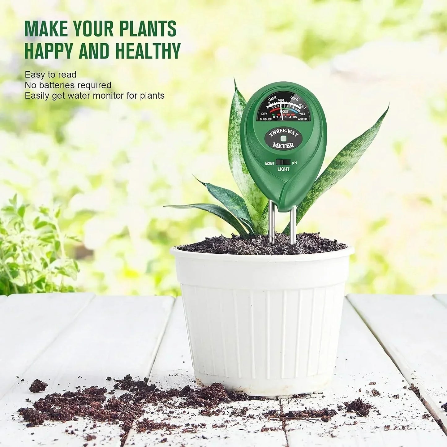 3-in-1 Soil Moisture Meter