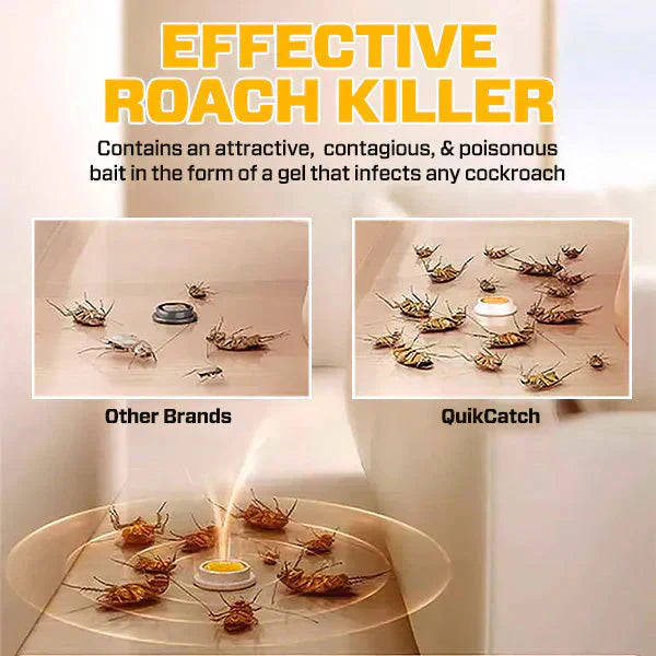 Roach Shield Natural Gel – Safe & Powerful Cockroach Killer for Kitchens, Bathrooms & Cabinets
